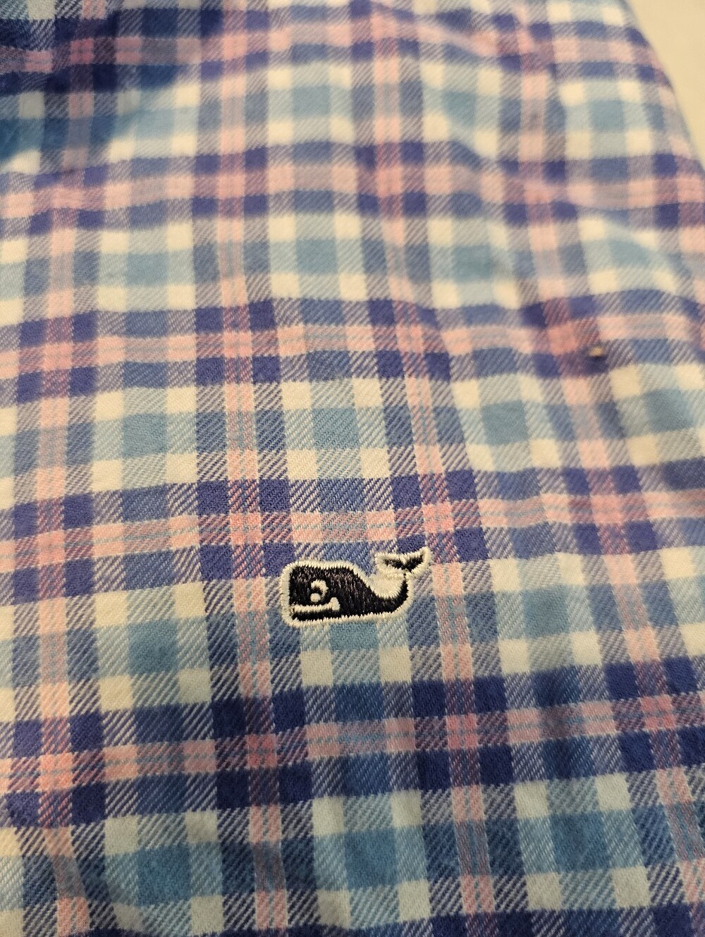 Lot of 2 Boys Vineyard Vines Whale Shirt Plaid Button Down Long Sleeve Large - Picture 6 of 15